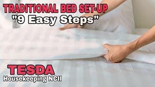 TRADITIONAL BED MAKING - TESDA TRAINING Housekeeping NCII Tutorial