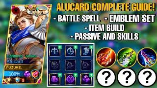 ALUCARD TUTORIAL HOW TO WIN EVERY GAME USING ALUCARD 2021! | COMPLETE EASY GUIDE! | MLBB