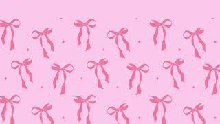 Pastel Pink Coquette Ribbons Aesthetic Background Wallpaper Screensaver