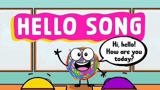 Hi, Hello Song! Greeting Song for Kids | Preschool Songs | A Little SPOT