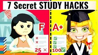 7 Scientific Study Hacks SCORE HIGHEST IN EXAMS | FASTEST WAY TO COVER ENTIRE SYLLABUS | STUDY TIPS