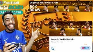 LEGENDS BOX DRAW PACK OPENING PES 2021 MOBILE 