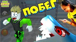ESCAPE FROM THE GIANT SHARK! ROBLOX Escape the Fish Store WE got EATEN by a SHARK