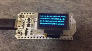 DIYmall 0.96 OLED Display ESP32 WIFI Bluetooth Lora Development Board FZ2886S