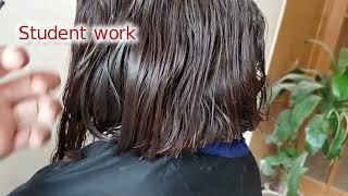 Bob hair cut for Beginners | hair cut | long to medium hair cut