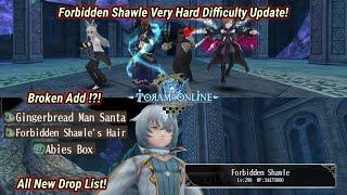 Toram Online - New Very Hard Difficulty Forbidden Shawle Lv290 Updates & All New Drop List!!!