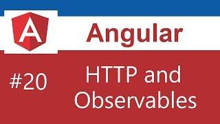Angular Tutorial - 20 - HTTP and Observables
