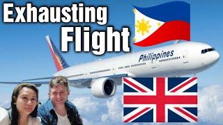 Exhausting Philippines Flight From Manila to London Our Journey Back To England With Captain Steve