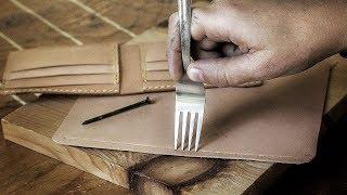 Can You Make a Leather Wallet WITHOUT Tools?