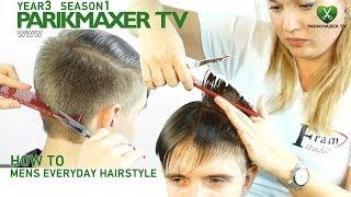 Мужская стрижка How to men's everyday haircut. parikmaxer tv парикмахер тв