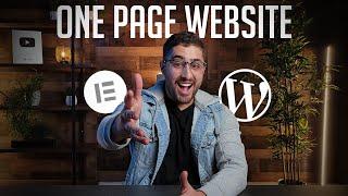 How To Create a One Page Website for a Small Business | Step-By-Step WordPress Tutorial