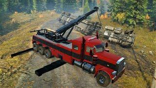 THE BEST 70 TON ROTATOR WRECKER IN SNOWRUNNER - iX3880 TOW TRUCK