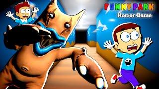 Funny Park Horror - Game like Poppy Playtime | Shiva and Kanzo Gameplay