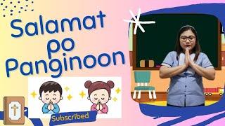 Salamat po Panginoon by Teacher Cleo & Kids (Action by Teacher Ana)