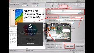 Redmi 5 Mi Account Remove Parmanently Edl Mode 100% Working With Miracle 2.82