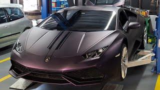 Lamborghini, Mercedes Benz GTS & Porsche 911 get oil changes at Autoplus Sports using Ravenol oil