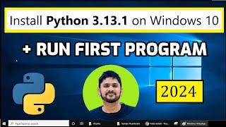 How to install Python 3.13.1 on Windows 10