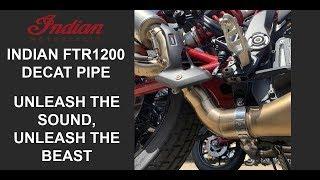 INDIAN FTR1200 DECAT PIPE BY MOORE SPEED RACING