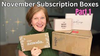 10 November Subscription Boxes You Need to See PART 1