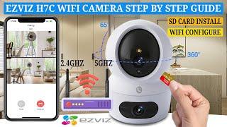 EZVIZ H7C Dual Lens Camera Setup Tutorial: SD Card, Wi-Fi Configuration, Adding to EZVIZ App  & More