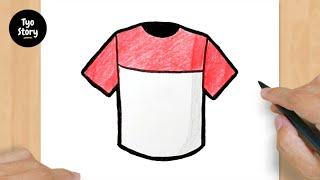 #165 How to Draw a T-Shirt - Easy Drawing Tutorial