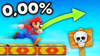 Diese Mario Maker 0% Level boosten mich in den Tod 