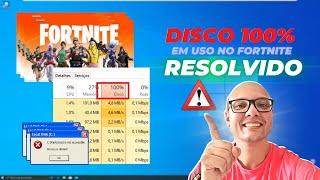 RESOLVIDO!!PC GAMER TRAVANDO EM JOGOS - FORTNITE!? DISCO 100% EM USO -SOLUÇÃO RÁPIDA E DEFINITIVA