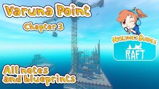 Raft - Varuna Point (all notes, caches and blueprints) - [Hyslyne's Guides]