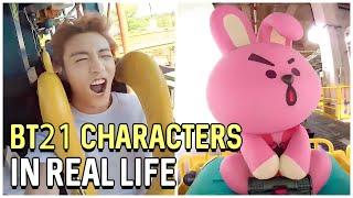 BT21 Characters in Real Life (BTS Vs BT21)