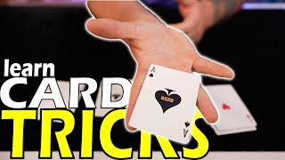 3 EASY CARD TRICKS You Can LEARN in 5 MINUTES!! part 2 - day 72