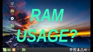 Linux Mint 19.1: How much RAM does it use?