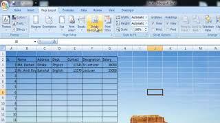 How to Change Excel Sheet Background with any Image - Bangla Tutorial