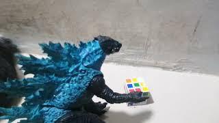 godzilla solve rubiks cube