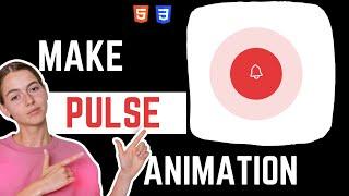 Create Pulse Animated Notification | HTML & CSS ONLY