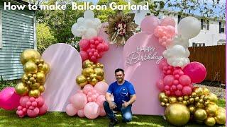 How to make Organic Balloon Garland (Cómo hacer una guirnalda de globos orgánicos)