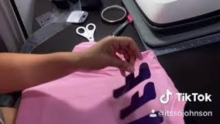 Quick Tutorial on Heat Transfer Vinyl (HTV) Placement. Cricut HTV placement Quick Tips