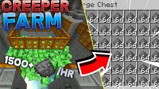 How to build Simple Creeper Farm in Minecraft 1.20+ | Java Edition