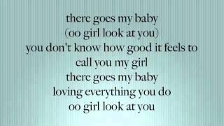 There Goes My Baby - Usher ( Lyrics On Screen ]