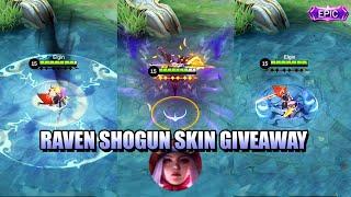 FREYA VS ALPHA - WIN A FREE RAVEN SHOGUN SKIN IN THIS VIDEO - MLBB