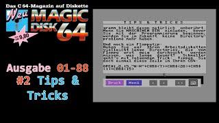 Die Tips und Tricks aus der MagicDisk64 Ausgabe 01-88 auf dem C64