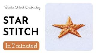 How to do Star Stitch