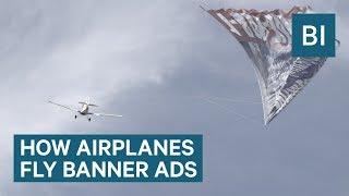 How Airplanes Fly Those Giant Banner Ads — It's More Dangerous Than You Think