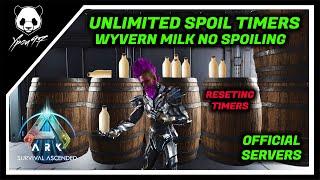 How To Prevent Wyvern Milk From Spoiling - Unlimited Spoil Timers  | ARK: Survival Ascended