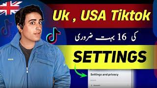 Uk Tiktok Account Settings  | Tiktok Uk Account in Pakistan | USA Tiktok Account Setting | JN Tech