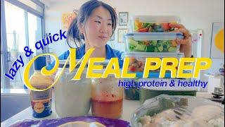 This meal prep is EVERYTHING | quick and healthy + high protein