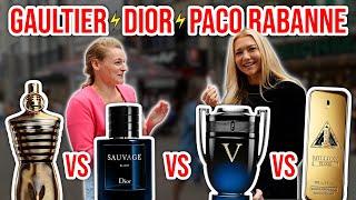 Le Male Elixir vs Sauvage Elixir vs Invictus Elixir vs One Million Elixir | Straßenumfrage!