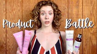 CURLY HAIR PRODUCT BATTLE: DRUGSTORE vs HIGH END!! Comparing Cake Beauty & Curlsmith