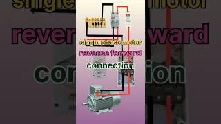 #single phase motor reverse forward connection #single phase motor forward connection #youtubeshorts