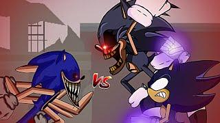 Sonic.omt(One Last Round) Vs Dark Sonic Vs Lord X DC2 Animation Part 0 (Before the beginning)