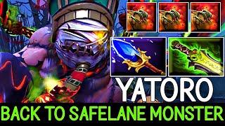 YATORO [Pudge] 1st Item Imba Aghanim Scepter Back to Safelane Monster - Dota 2